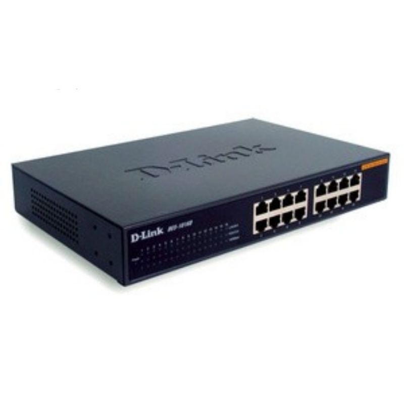 DLink DES-1016C 16-Port 10/100 Mbps Unmanaged Switch DES-1016D M1