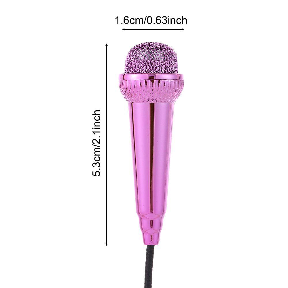 TOP Mikrofon Mini Chatting Portable Singing Handheld Phone Mic