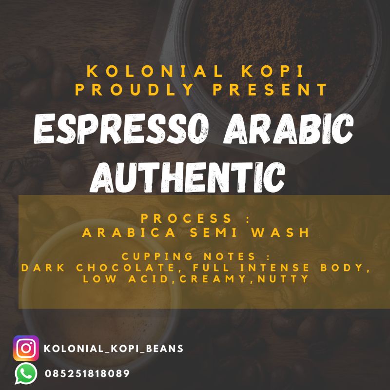 

Kopi Arabika Espresso Authentic