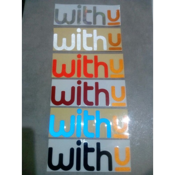 

STICKER WITH_U CUTING