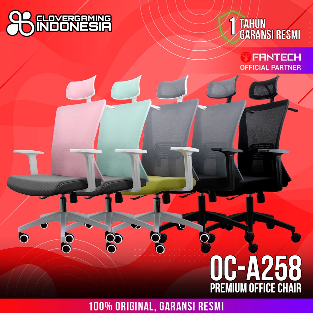 Jual Fantech Kursi Kerja Kantor OCA258 / OCA258 Premium Office Chair