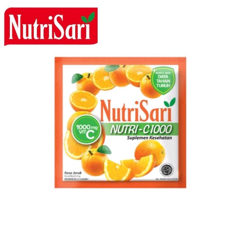 

NutriSari NUTRI C1000 Jeruk 40 Sachet - Minuman Vitamin C 1000 miligram