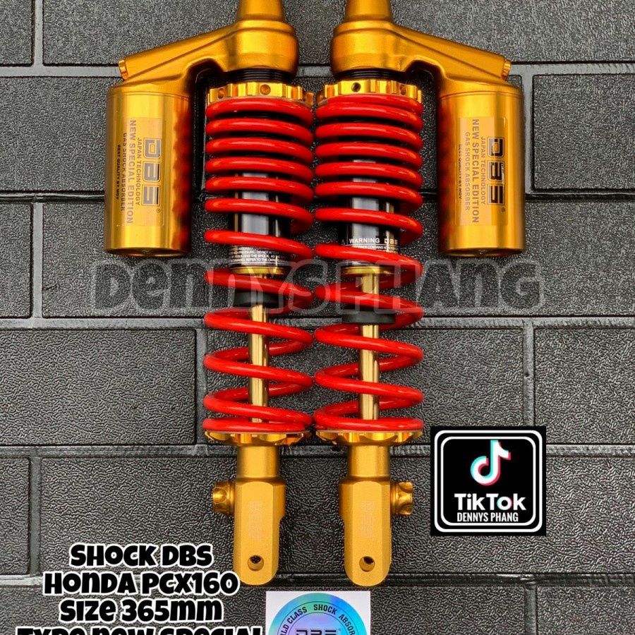 Shockbreker Shock Breker Shokbreaker Shok breaker Tabung DBS 711 Special Gold Edition 365mm Pcx 160 Dan ADV