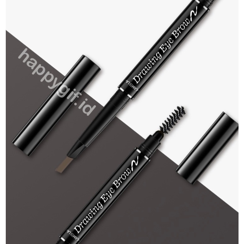 LAMEILA EYEBROW 2 IN 1 DOUBLE HEAD 7 WARNA PENSIL ALIS LA 031