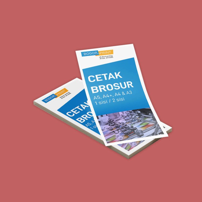 

CETAK BROSUR UKURAN 1/3 A4