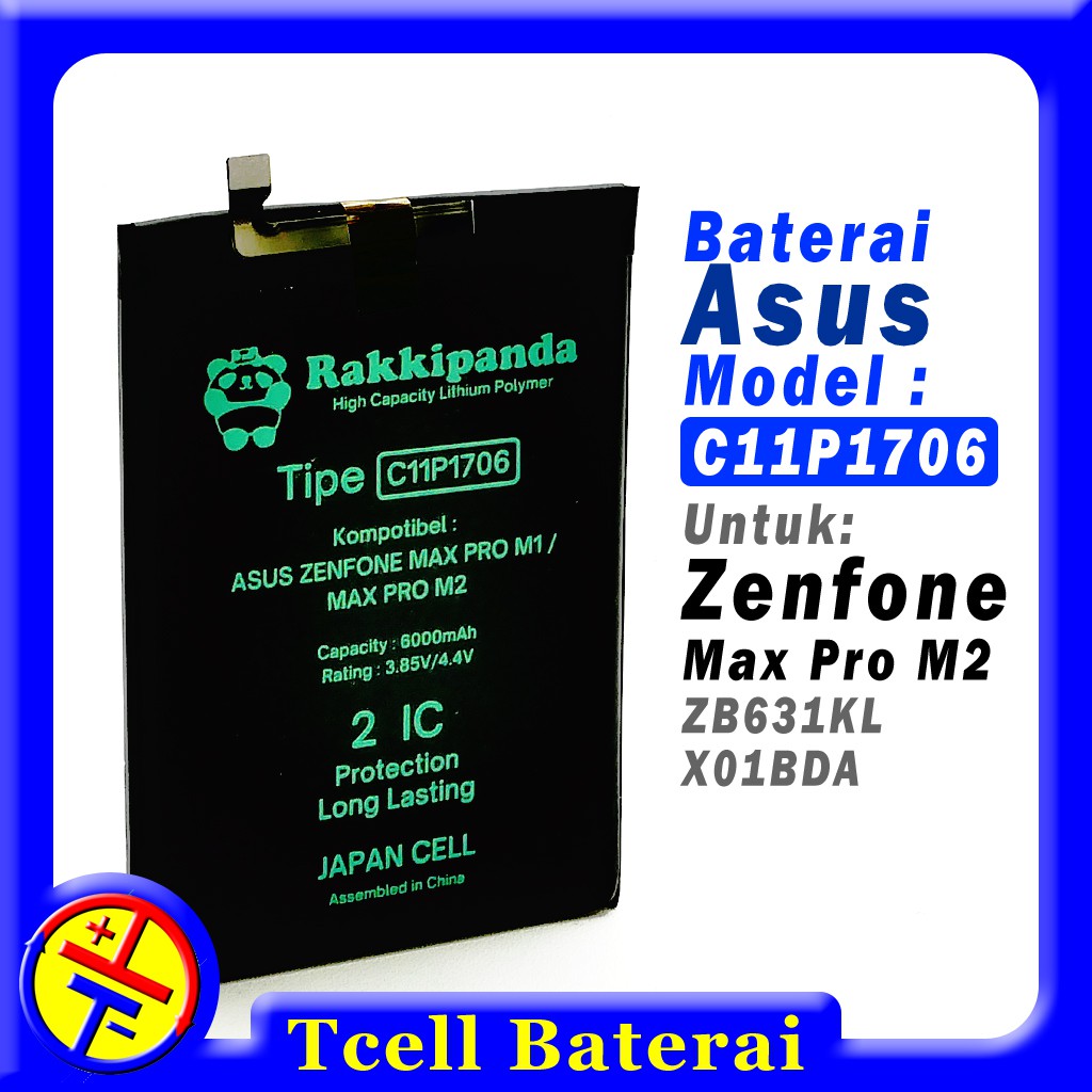 Baterai Asus Zenfone Max Pro M2 ZB631KL X01BDA C11P1706 Rakkipanda