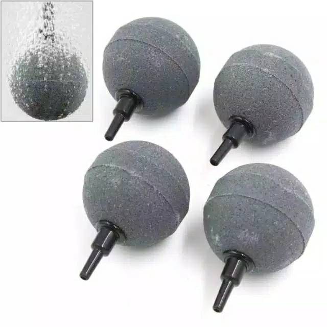 Batu Airstone Bakso diameter 5 cm Aerator Gelembung