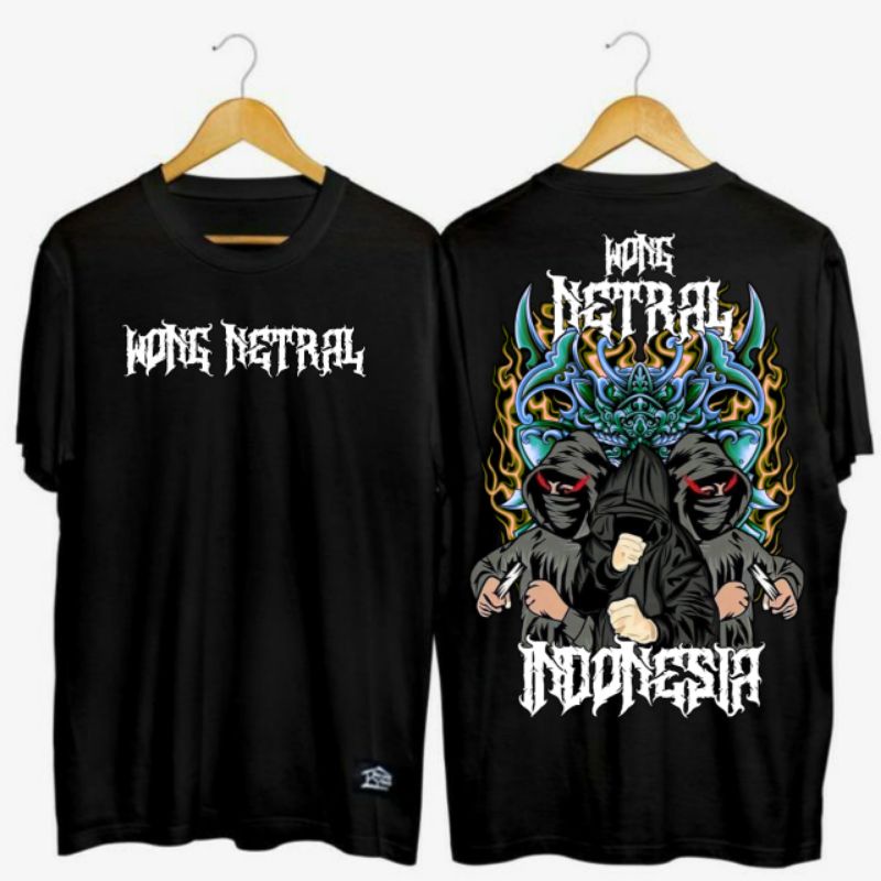 kaos wong netral Indonesia