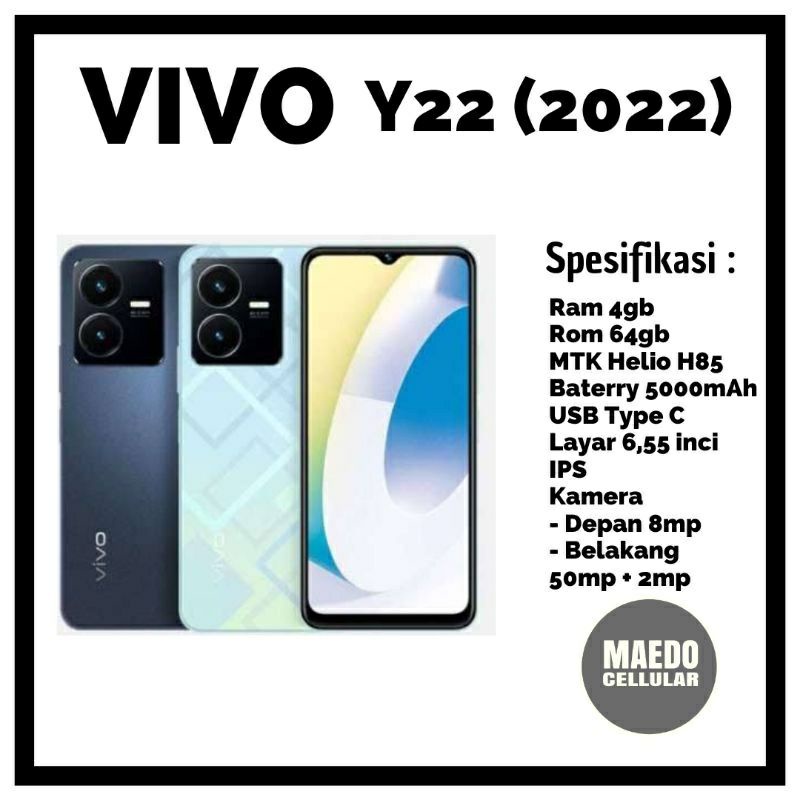 hp vivo y22 garansi resmi vivo