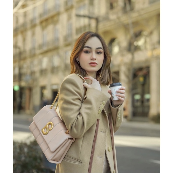 Nora flap bag rugby Buttonscarves