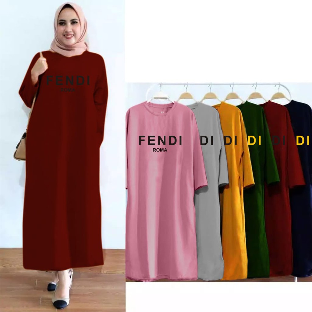 MEETOO XXL GAMIS F3ND1 BORDIR BAHAN BABYTERRY HALUS