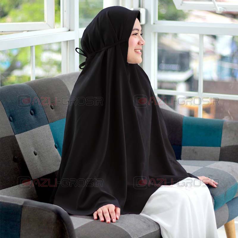 Khimar Hijab Instan Jumbo Syari TALI non PET Wolfis Premium