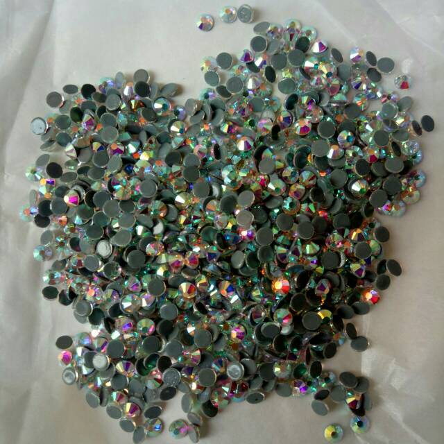 ss 16 Diamon tempel permata swarosky pelangi ab @1440pcs/10gross.