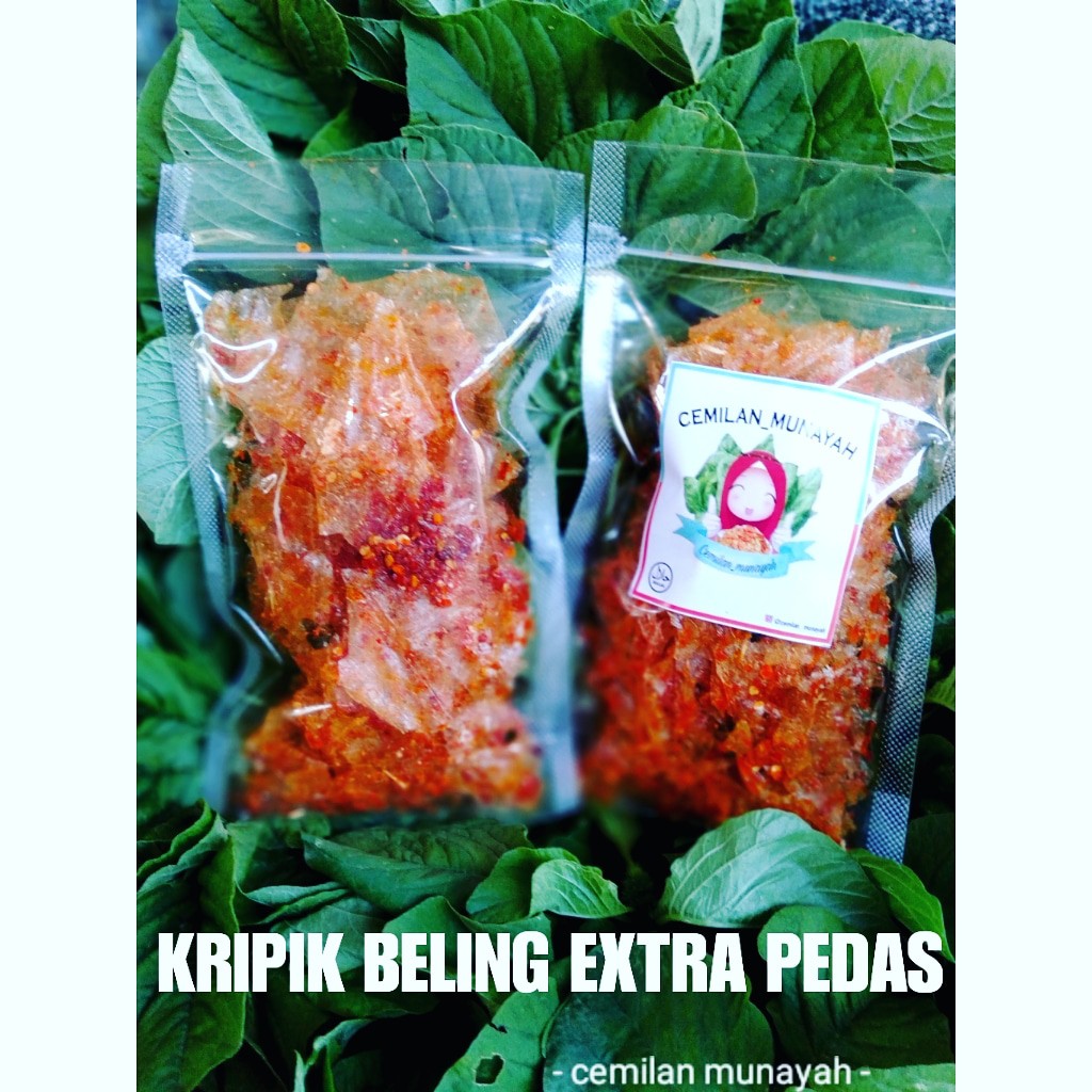 

KRIPIK BELING EXTRA PEDAS / KRIPCA SUPER PEDAS harum daun jeruk