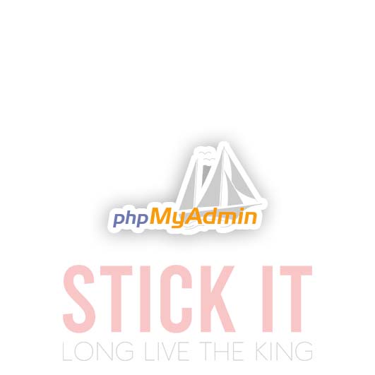 

Stiker sablon setrika DTF kaos baju sticker vinyl phpmyadmin programmer 76