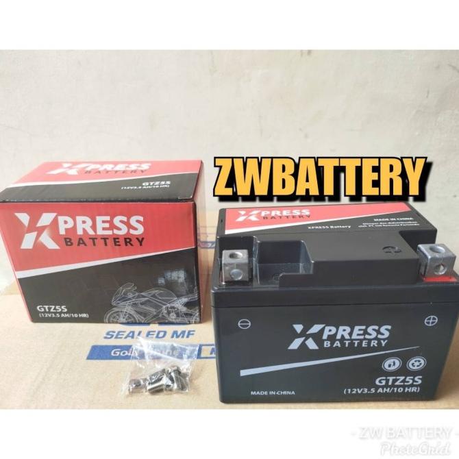 Aki Motor Honda Beat, Scoopy,Spacy GTZ5S OTOBAT Aki Kering