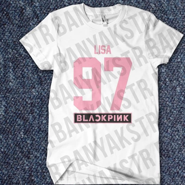[po] Kaos Lisa blackpink / kaos rose blackpink / kaos jisoo blackpink / kaos jennie blackpink /