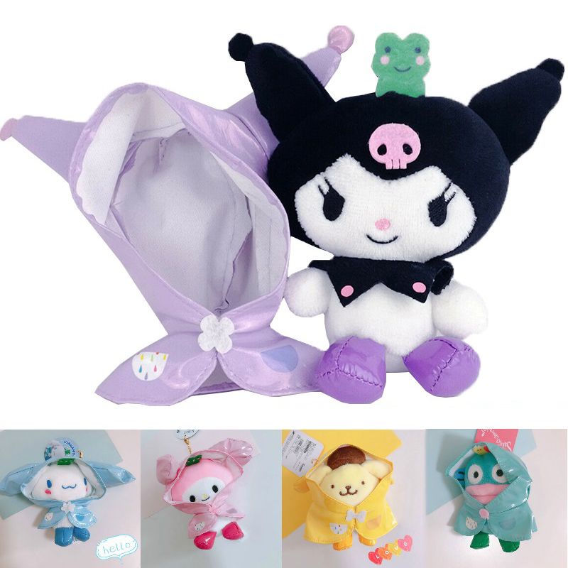 Kuromi My Melody Character 5&quot; Stuffed Animal Cartoon Plush Toy Soft Anime Doll