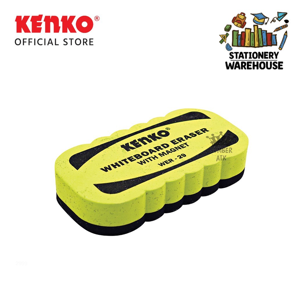 

Penghapus Papan Tulis Magnet Kenko WER-29 / Whiteboard Eraser With Magnetic OVAL