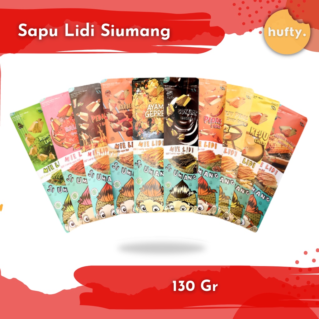 

Mie Lidi Si Umang 130 Gr Hufty Snack