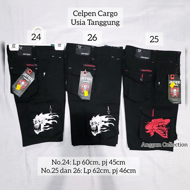 DISTRO CELANA PENDEK CARGO ANAK LAKI-LAKI USIA TANGGUNG