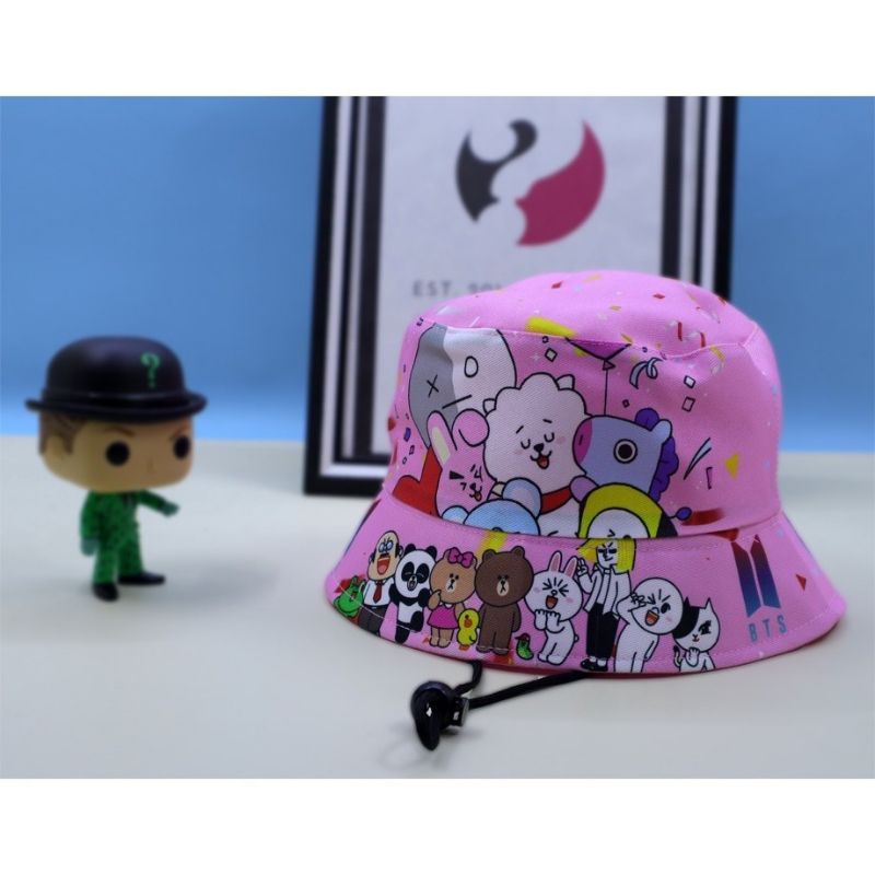 0Topi Bucket Anak Motif Bucket Hat Anak MURAH cewe cowo topi bucket