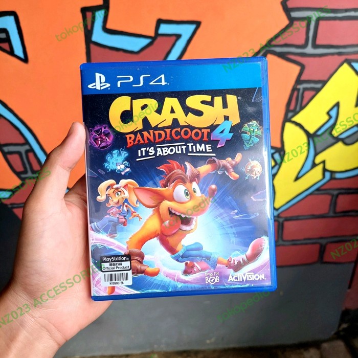 NZbd ps4 Crash Bandicoot 4 i'ts about time CTR Region 3 Like New