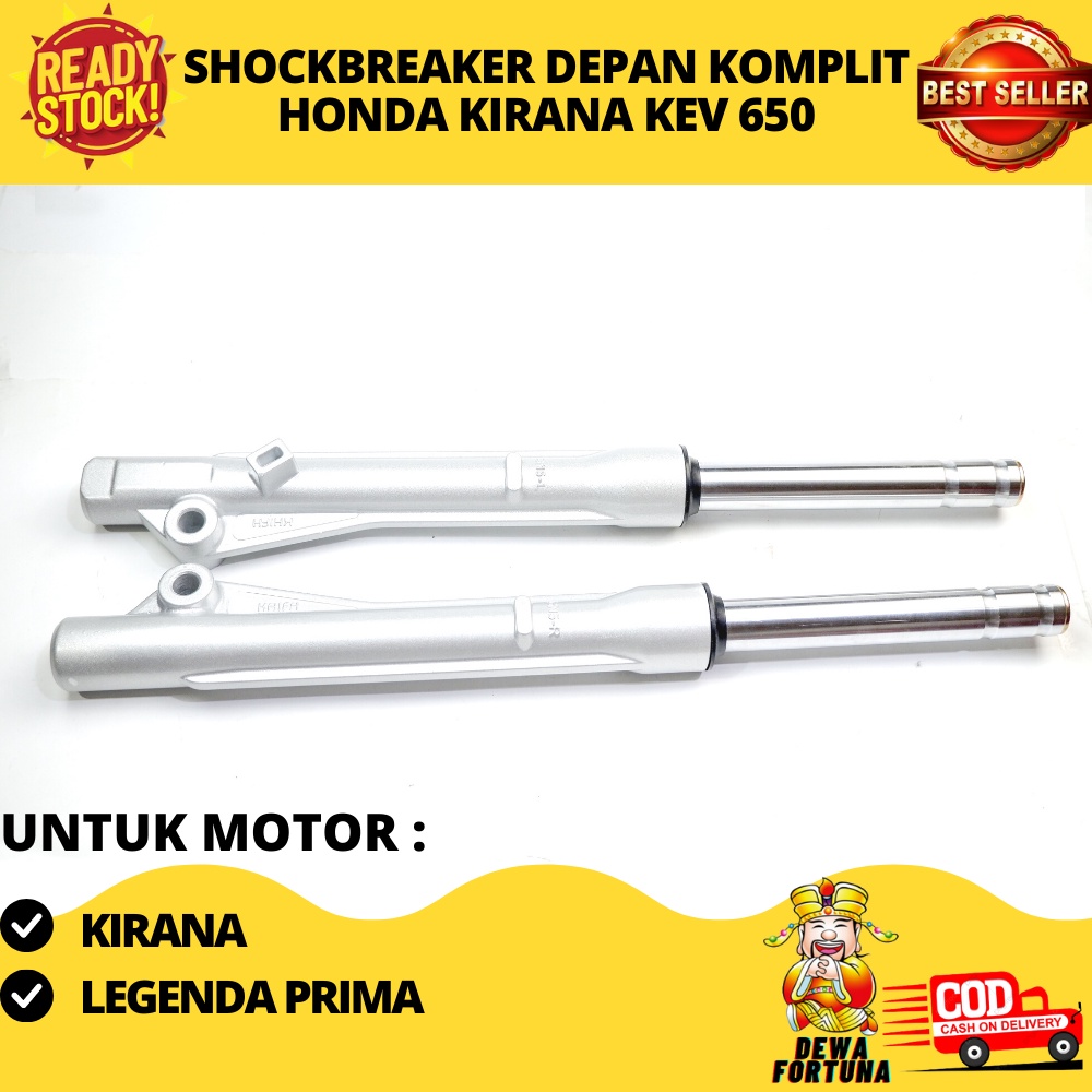 Shockbreaker Depan Assy Komplit Honda Legenda / As Shock Plus Tabung Honda kirana & legenda Prima - 
