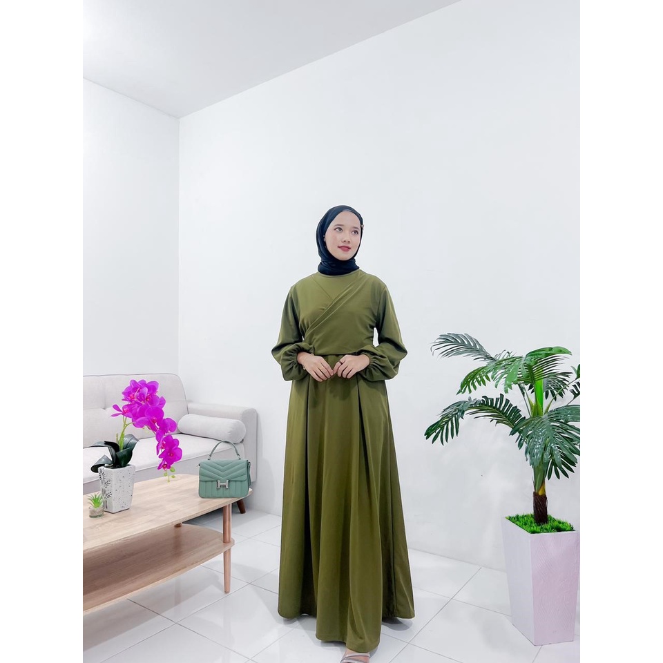 gamis hana / gamis renda / 9011