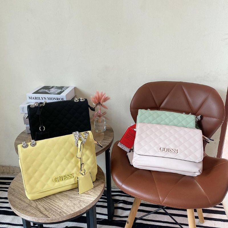 Guess Ilana Quilted Tote