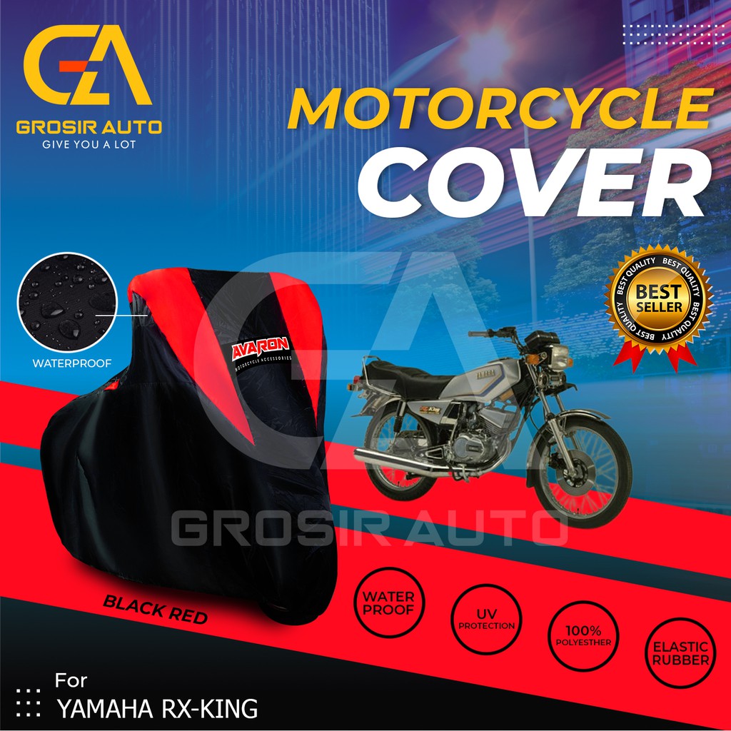 Sarung Motor AVARON RX-KING/ Penutup Pelindung Body Cover Motor Warna Anti Air Merk Avaron