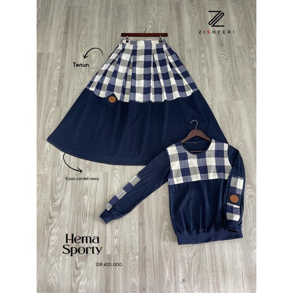 zisheeri hema sporty|setelan rok|