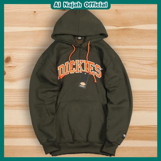 Sweater Hoodie Dickies / Hoodie Pria Dickies Motif Bordir Premium Full Tag Wash Ukuran M-L-XL-XXL