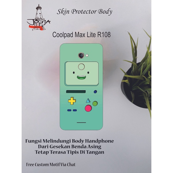 dapat 2Pcs Garskin Hp Coolpad Max Lite R108 Motif vv - Free Custom motif via chat