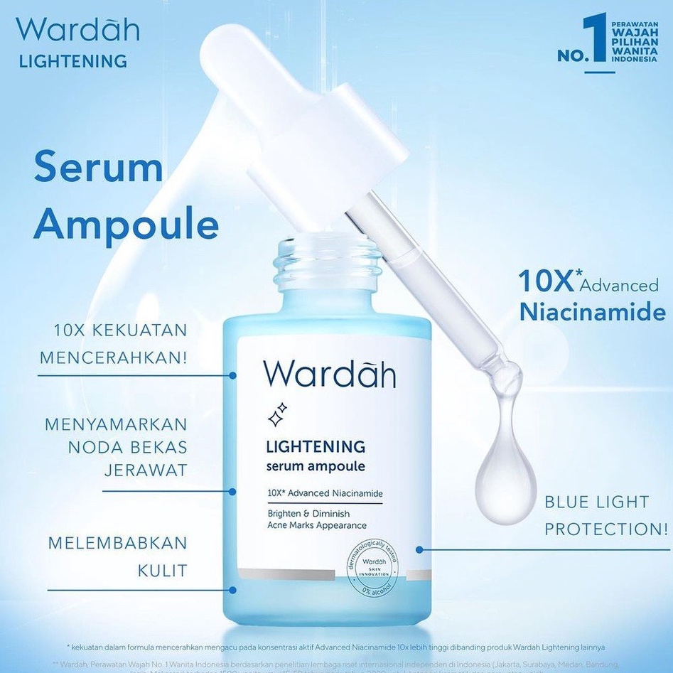 WARDAH Lightening Serum Ampoule 30 ML BPOM New !!