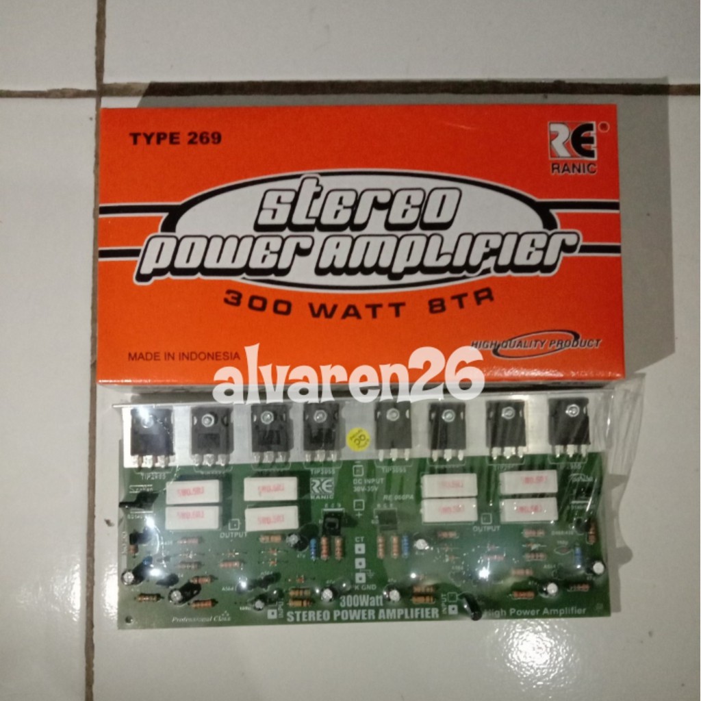 Kit Power Amplifier OCL 300W Stereo