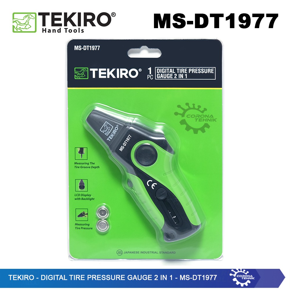 MS-DT1977 - Tekiro - Digital Tire Pressure Gauge 2 in 1