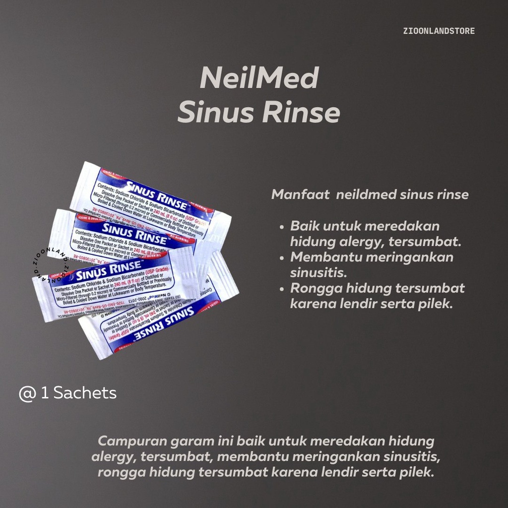 Neilmed Sinus Rinse 1 Sachets (tanpa botol)