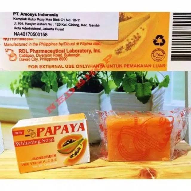 SABUN PEPAYA RDL / PAPAYA RDL SOAP 135GRAM ORIGINAL BPOM