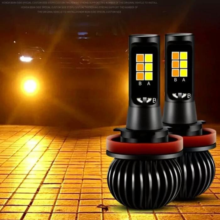Foglamp H11 H8 H16 Lampu Kabut Led White Yellow Putih Kuning