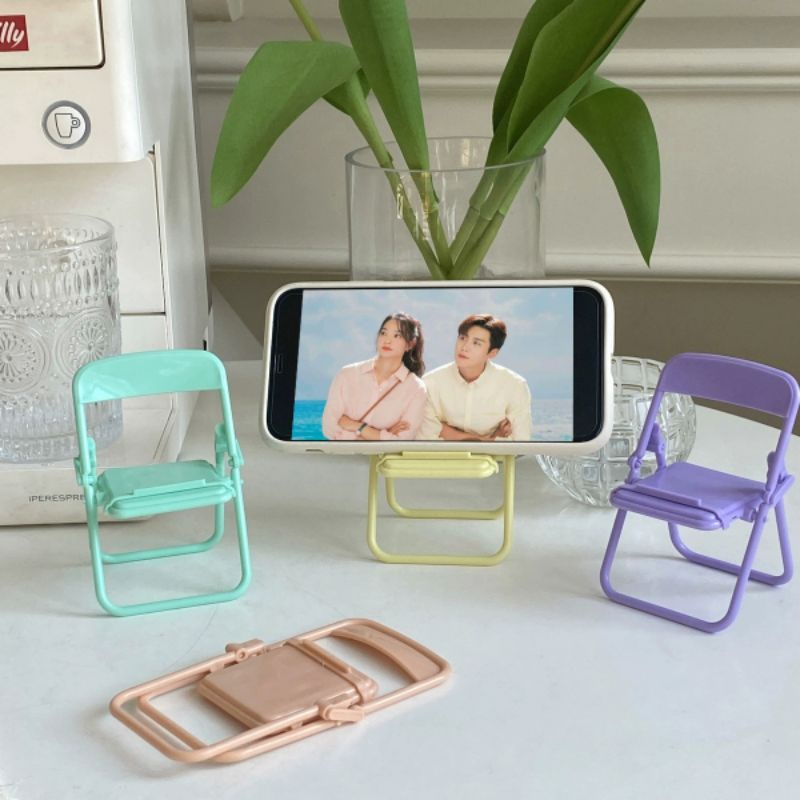 STAND HP KURSI MACARON / STAND HOLDER HP MODEL KURSI / HOLDER HP KURSI LIPAT / FOLDING CHAIR STAND HOLDER