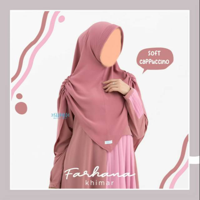 Fredella by Silmee Gamis syari twotone simple cantik elegan
