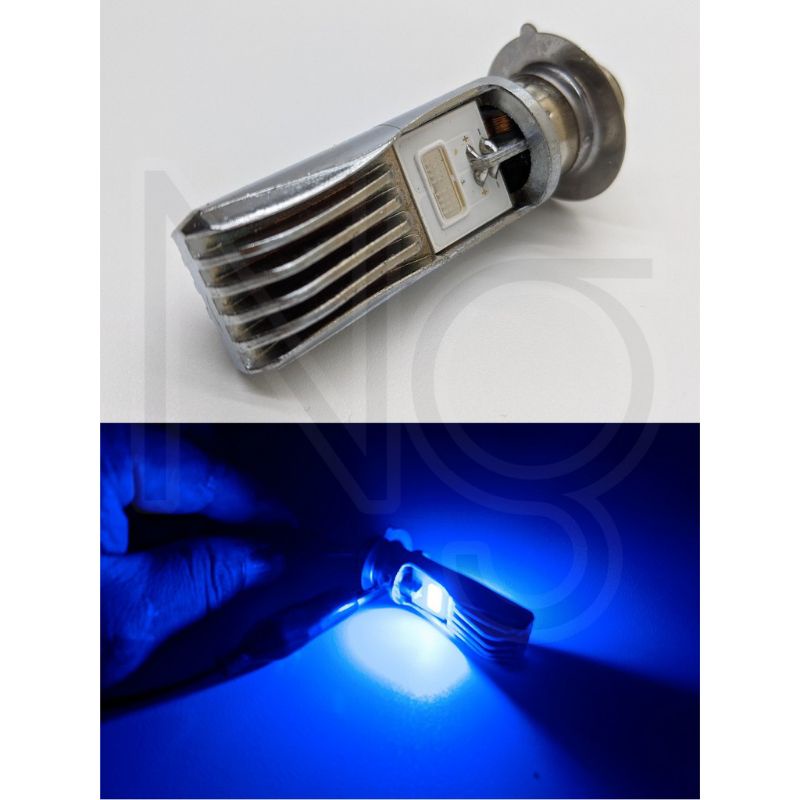 lampu utama led headlight H6 M5 high low 2 sisi COB warna hi lo bebek/matic