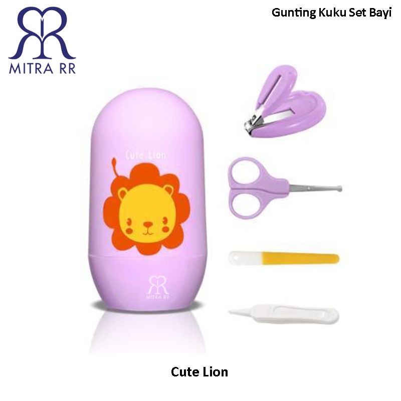 Gunting kuku bayi SET BABY CARE 4 IN 1 - Baby nail clipper set Karakter