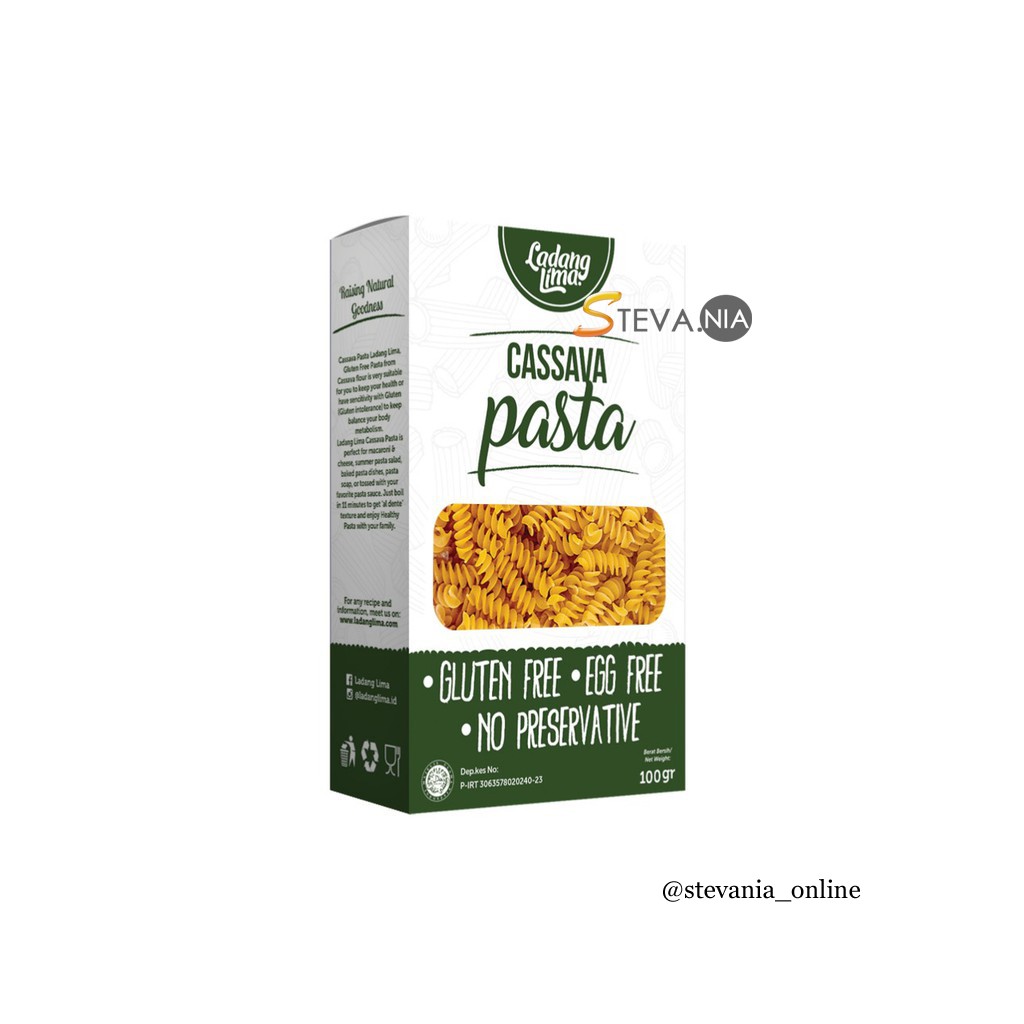 

Ladang Lima Cassava Pasta Fusilli 100GR