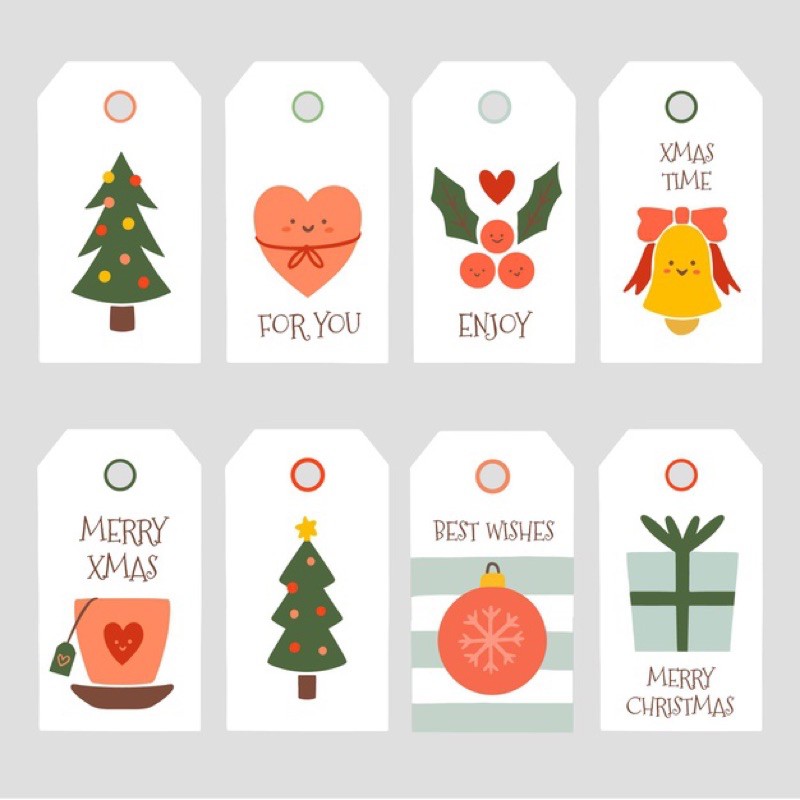 

CHRISTMAS TAG//TAG NATAL (isi 50 pcs)