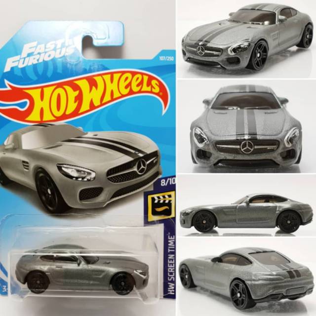 Hot Wheels 15 Mercedes Amg Gt Fast Furious 8 Hw Screen Time Shopee Indonesia