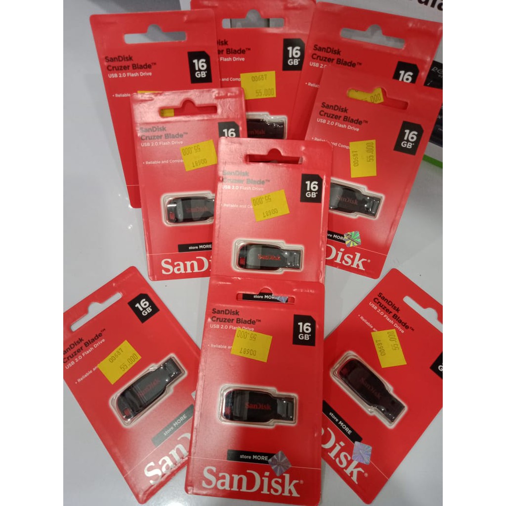 FLASHDISK SANDISK 16GB / ORIGINAL / CRUZER BLADE CZ50/FD