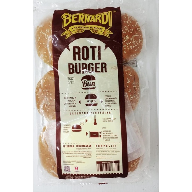 

BERNARDI ROTI BURGER WIJEN ISI 6 PCS TERLARIS TERPERCAYA ORIGINAL