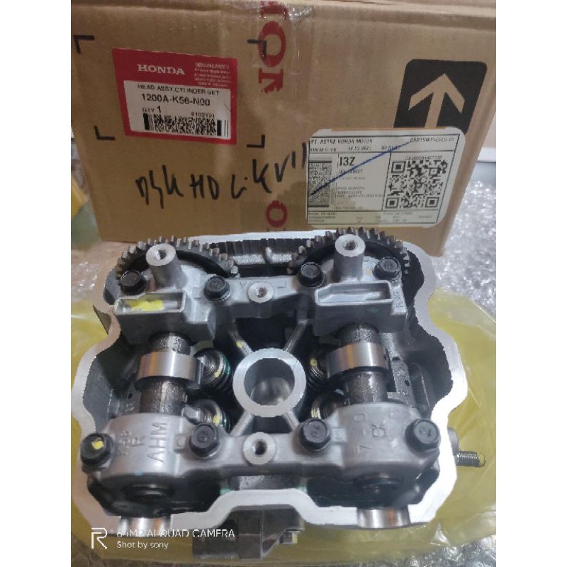 head Assy cylinder set 1200A-K56-N00 blok head isi new CB150R, CBR led, Sonic, Supra GTR original Ho